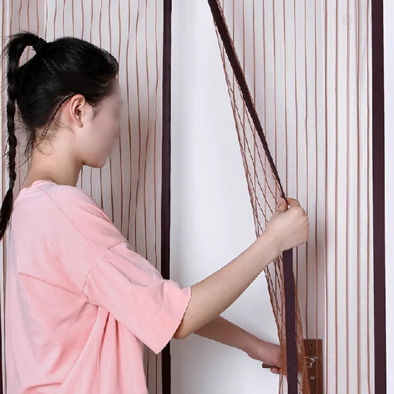 NEW Magnetic Screen Door Curtain Anti-Mosquito Net Fly Screen Mosquito Protection Net Magnet Spring for Doors Windows