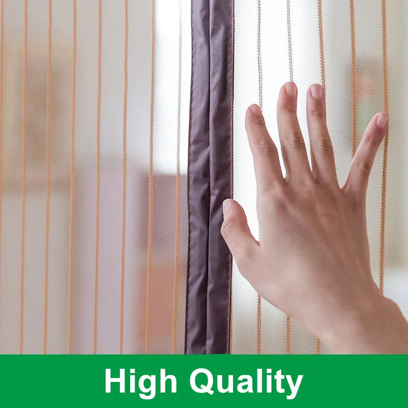 NEW Magnetic Screen Door Curtain Anti-Mosquito Net Fly Screen Mosquito Protection Net Magnet Spring for Doors Windows