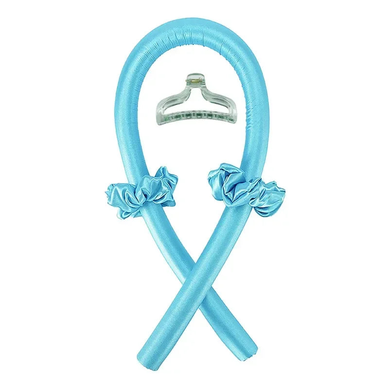 Heatless Hair Curler Curling Rod Headband No Heat Silk Ribbon Curls Hair Roller Curlers for Hair Straightener Hair Styling Tools