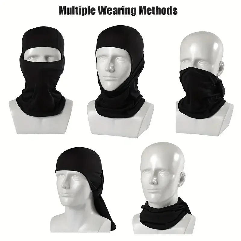 Tactical Balaclava Face Mask Summer Cooling Neck Gaiter Hiking Scarves Men Motorcycle Cycling Helmet Hood Sun Protection