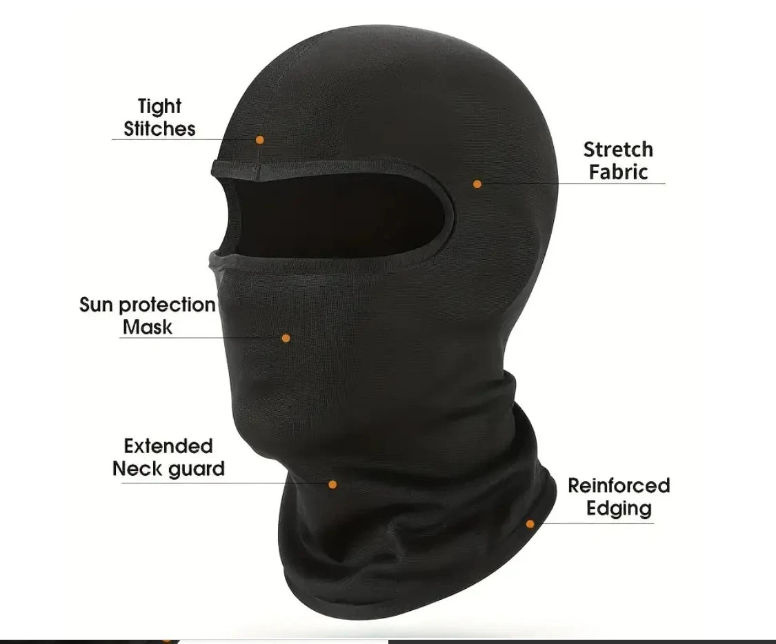 Tactical Balaclava Face Mask Summer Cooling Neck Gaiter Hiking Scarves Men Motorcycle Cycling Helmet Hood Sun Protection