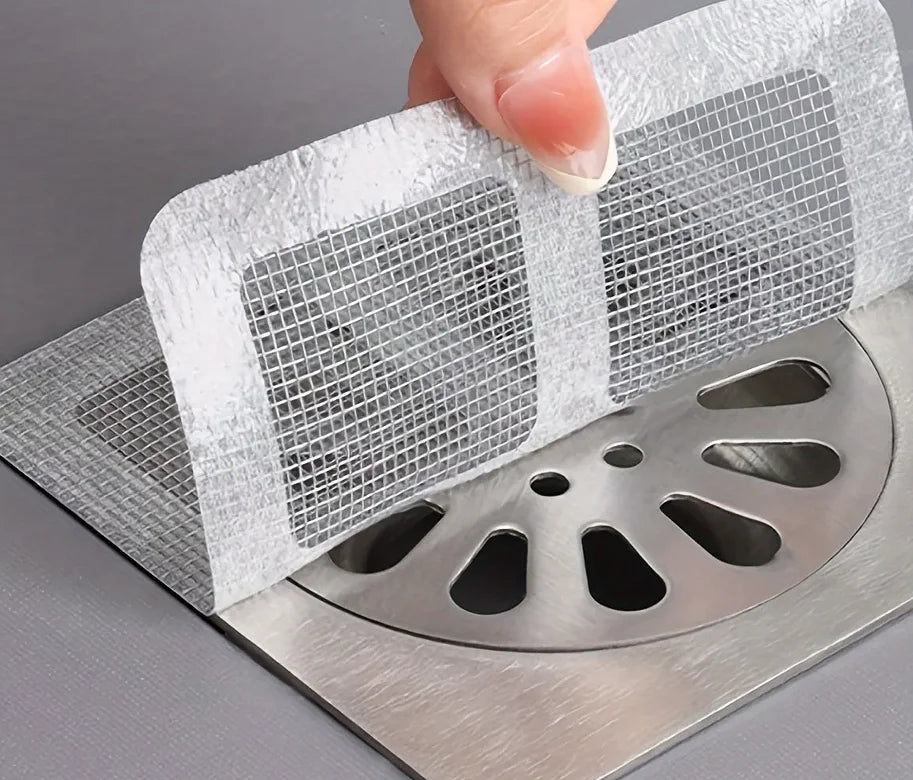 Shower Drain Hair Catcher,Hair Catchers For Shower, Floor Sink Strainer Filter Mesh Stickers, Hair Stopper For Bathroom Bathtub