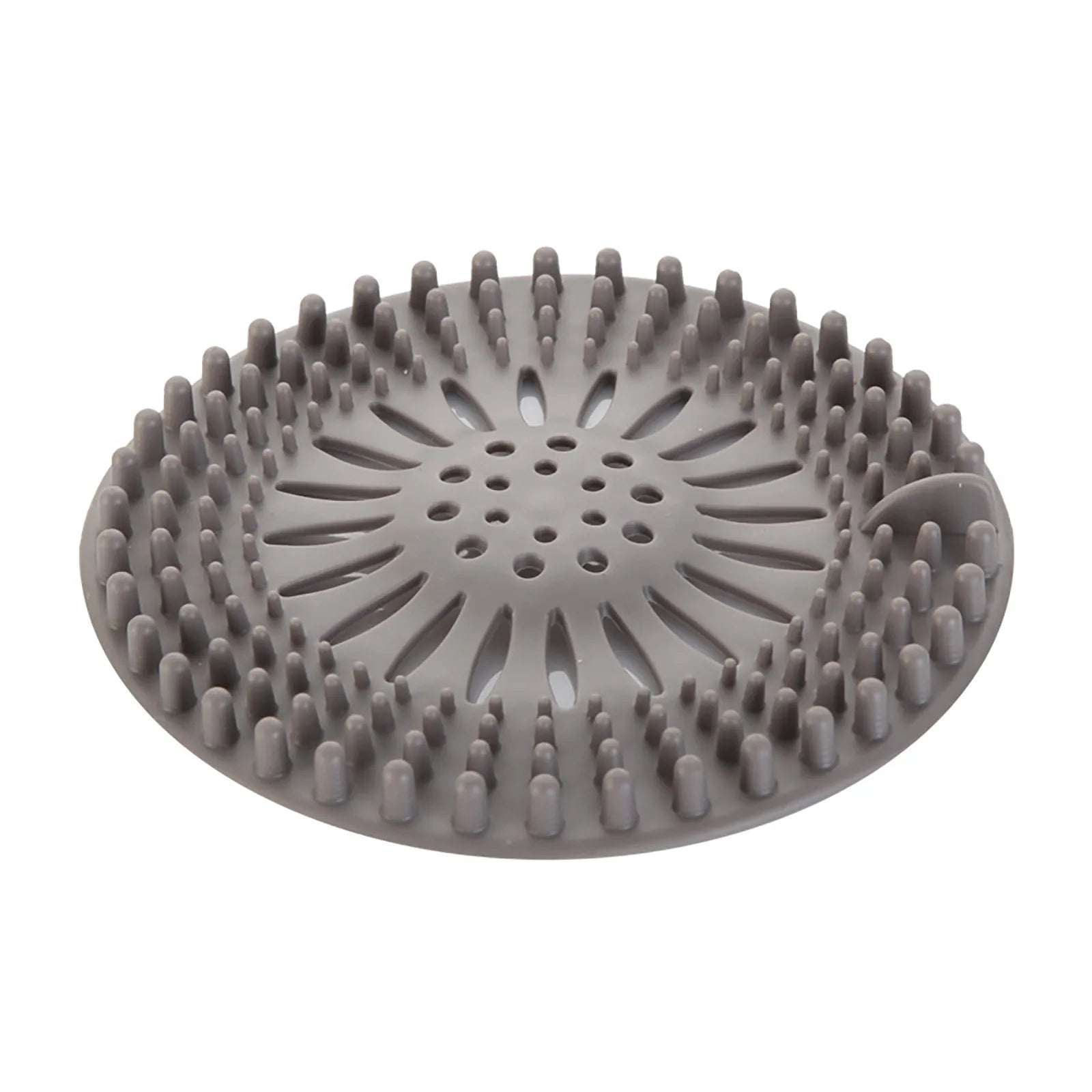 Silicone Drain Hair Catcher with Suction Cup Shower Bathtub Drain Strainer Hair Filter Drain Sink Strainer Bathroom Accessories