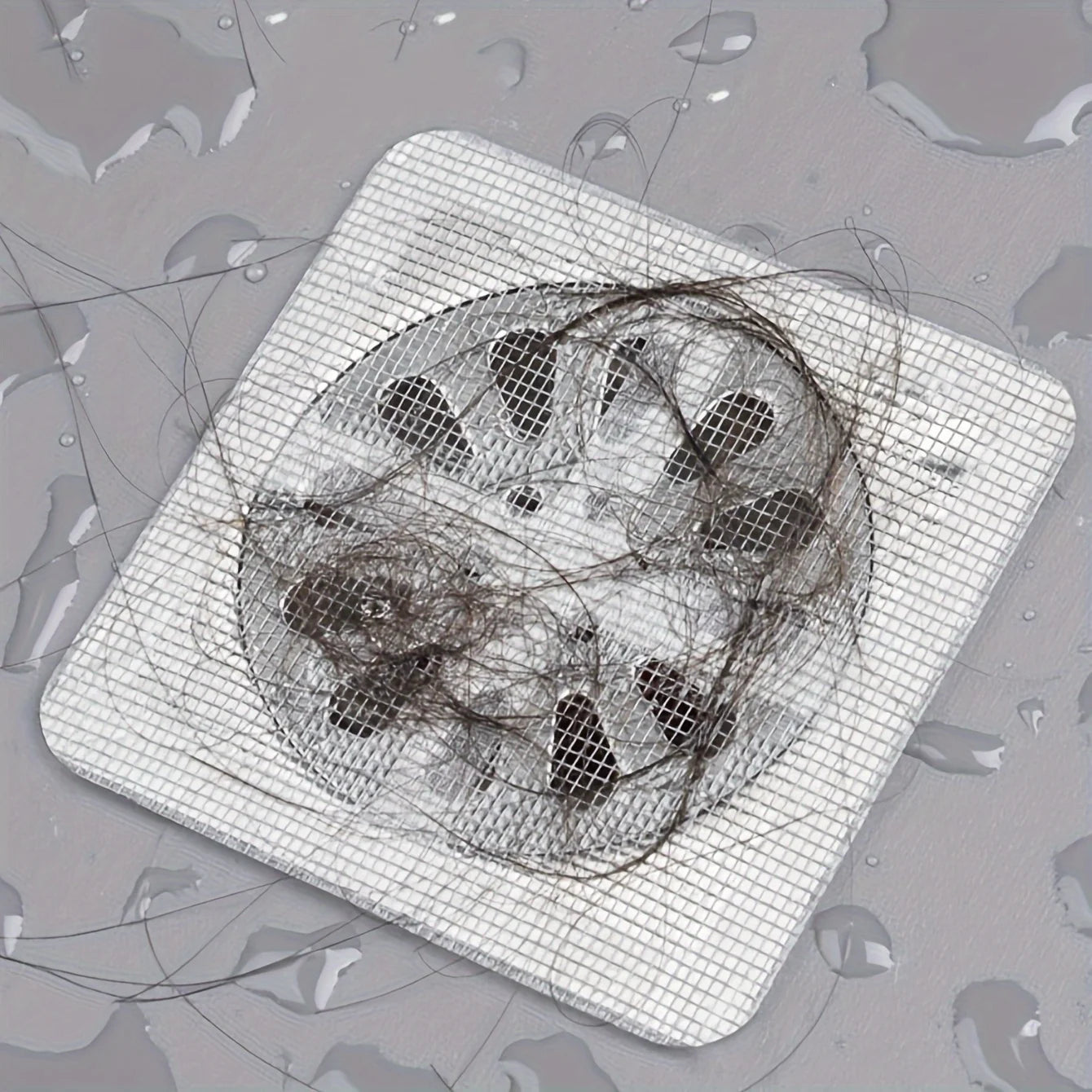 Shower Drain Hair Catcher,Hair Catchers For Shower, Floor Sink Strainer Filter Mesh Stickers, Hair Stopper For Bathroom Bathtub