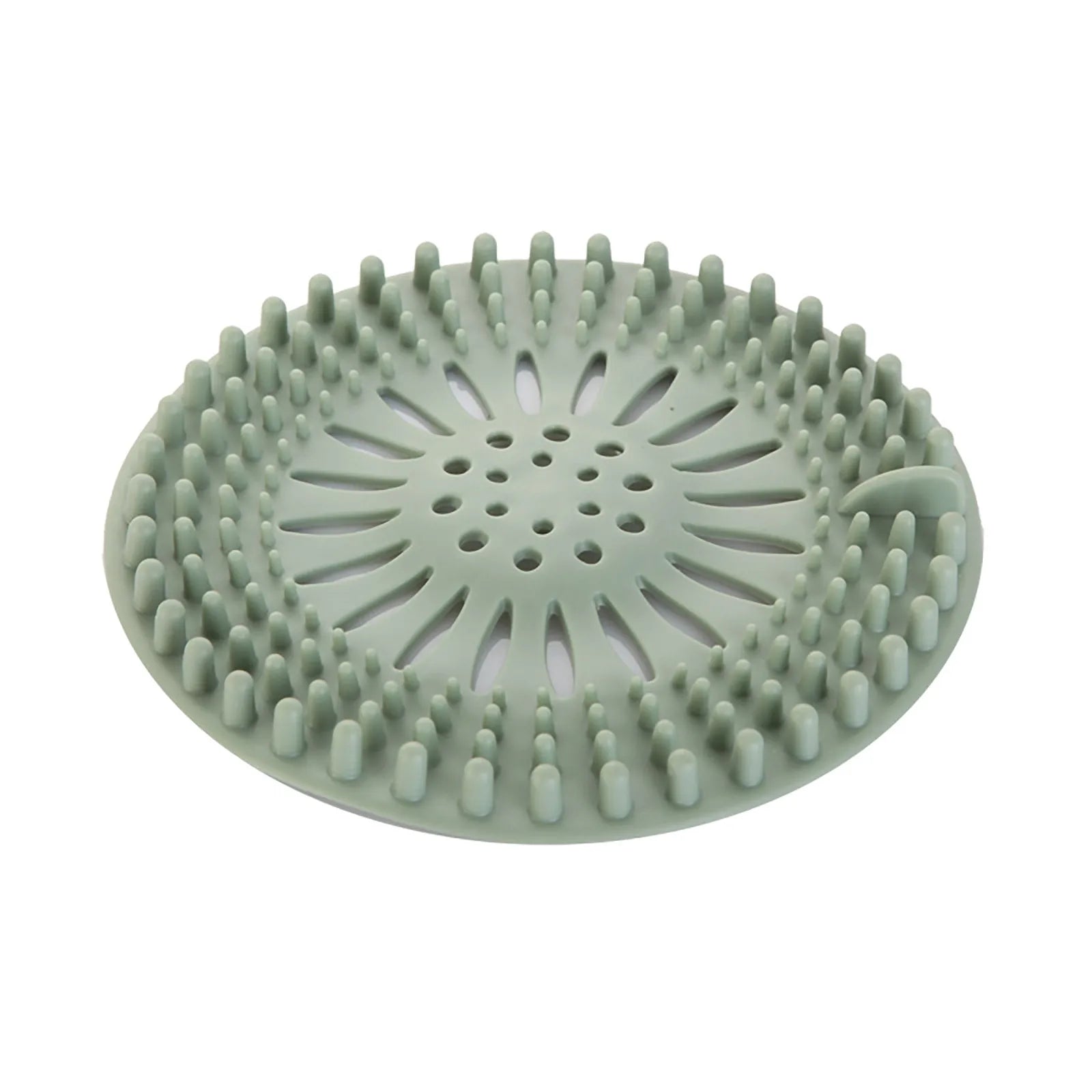 Silicone Drain Hair Catcher with Suction Cup Shower Bathtub Drain Strainer Hair Filter Drain Sink Strainer Bathroom Accessories