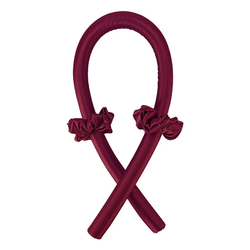 Heatless Hair Curler Curling Rod Headband No Heat Silk Ribbon Curls Hair Roller Curlers for Hair Straightener Hair Styling Tools