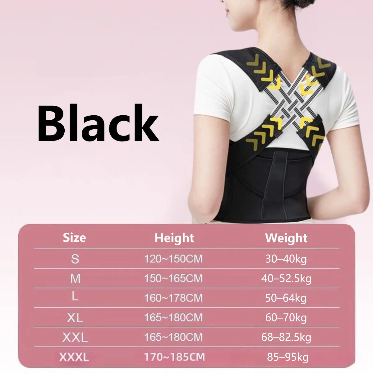 Posture Corrector | Adjustable Back Support Belt for Abdominal Waist Correction,  Spine Alignment Waist Trainer Unisex