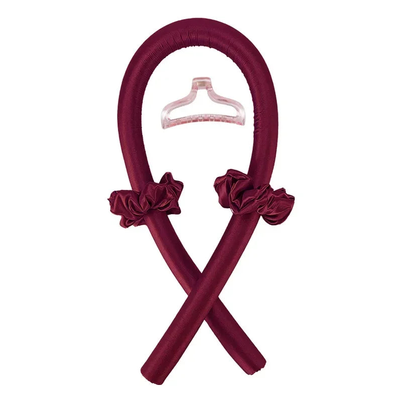 Heatless Hair Curler Curling Rod Headband No Heat Silk Ribbon Curls Hair Roller Curlers for Hair Straightener Hair Styling Tools